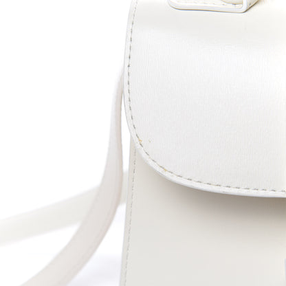 Delvaux Calfskin Mini Brillant Satchel Ivory 9 of 16