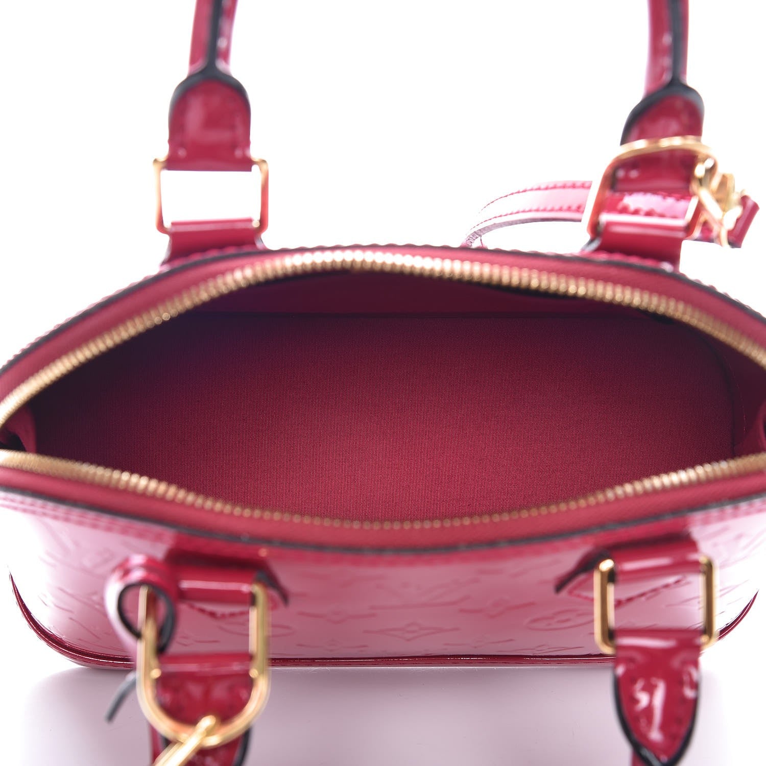 Louis Vuitton Vernis Alma BB Rose Indien 5 of 9