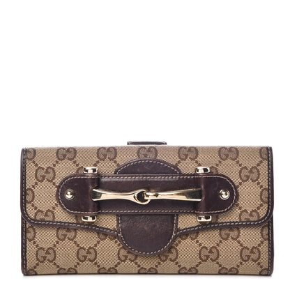 Gucci Monogram Pelham Continental Wallet Brown 1 of 12