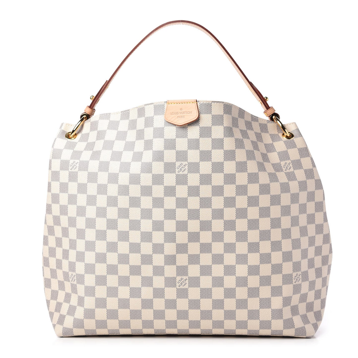Damier Azur Graceful MM Rose Ballerine
