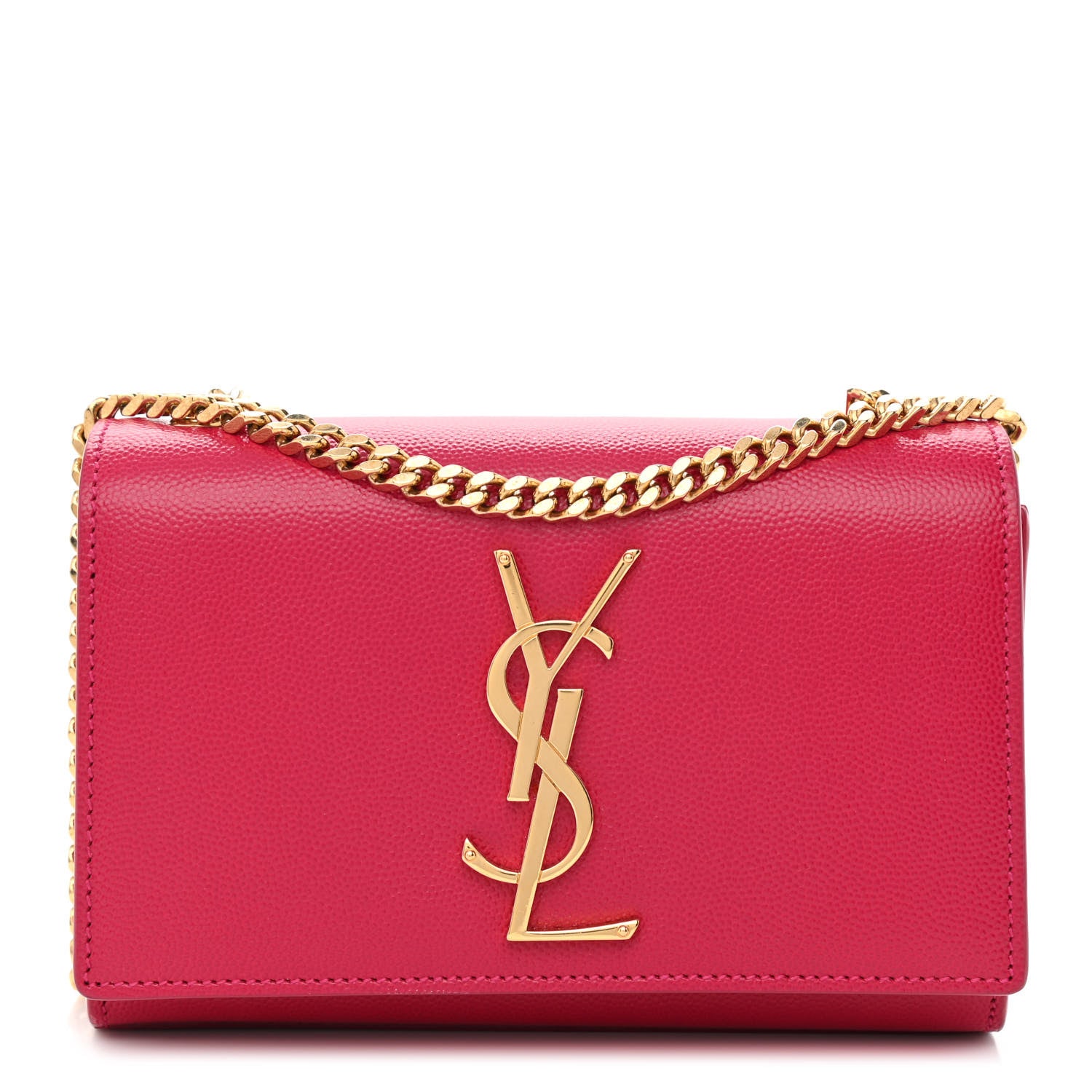 Saint Laurent Grain De Poudre Small Monogram Kate Satchel 1 of 9