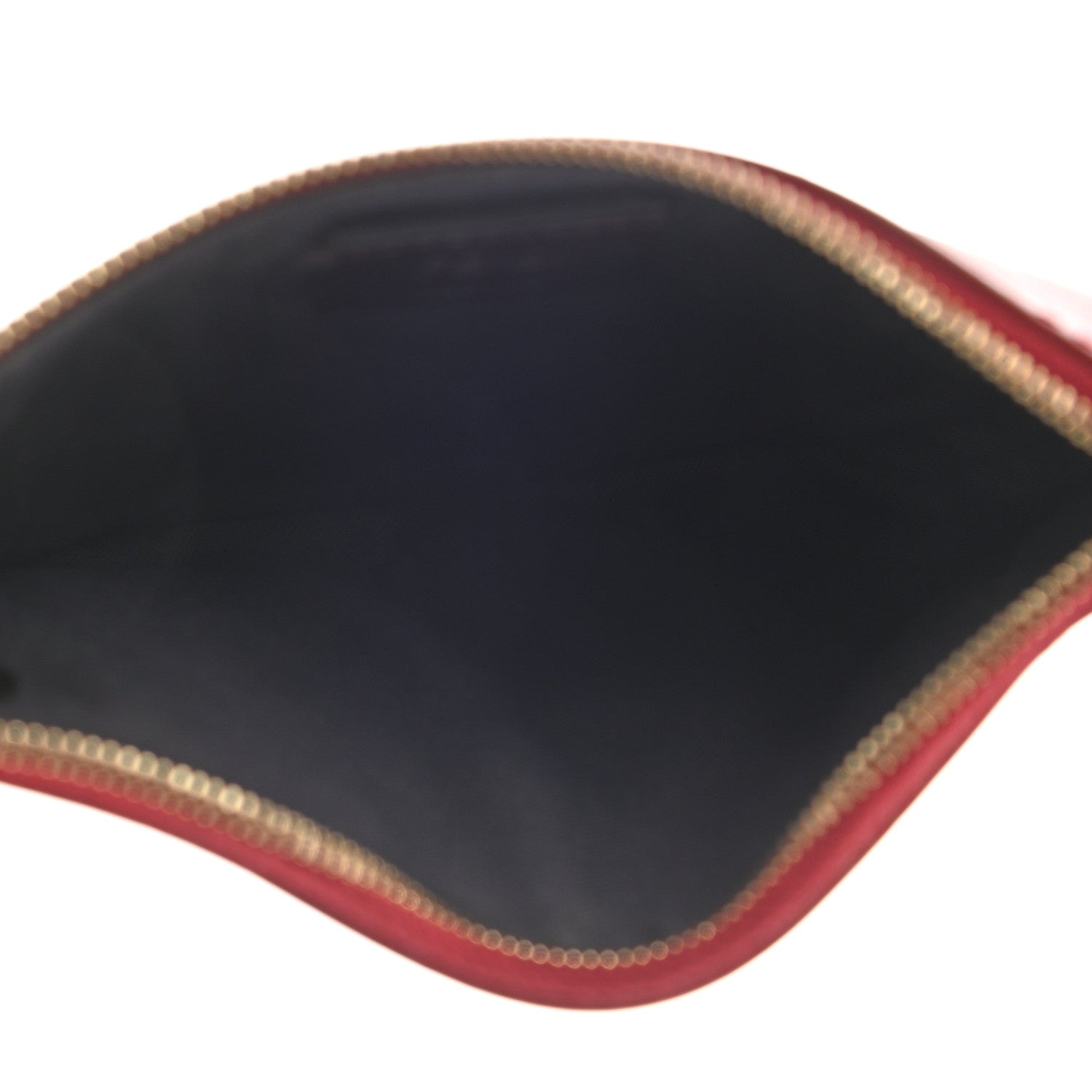 Fendi Vitello Century Opaco F is Fendi Tri-Color Triplette Pouch Set Fragola Black Blu Scuro 7 of 7