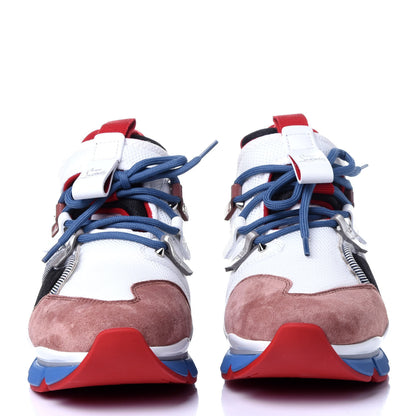 Christian Louboutin Mesh Suede Red Runner Flat Sneaker 40 Multicolor 2 of 11