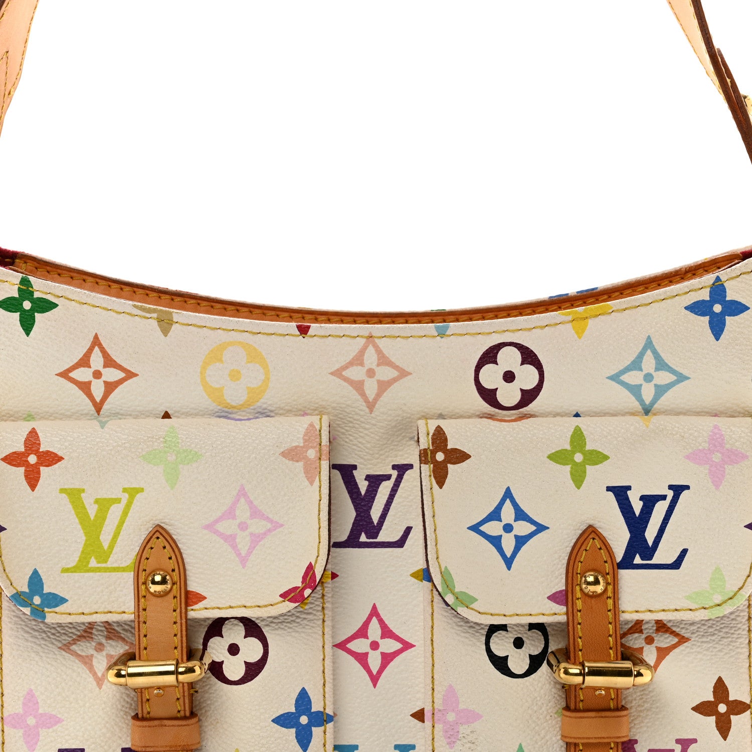Louis Vuitton LOUIS VUITTON Monogram Multicolor Lodge PM White 5 of 11