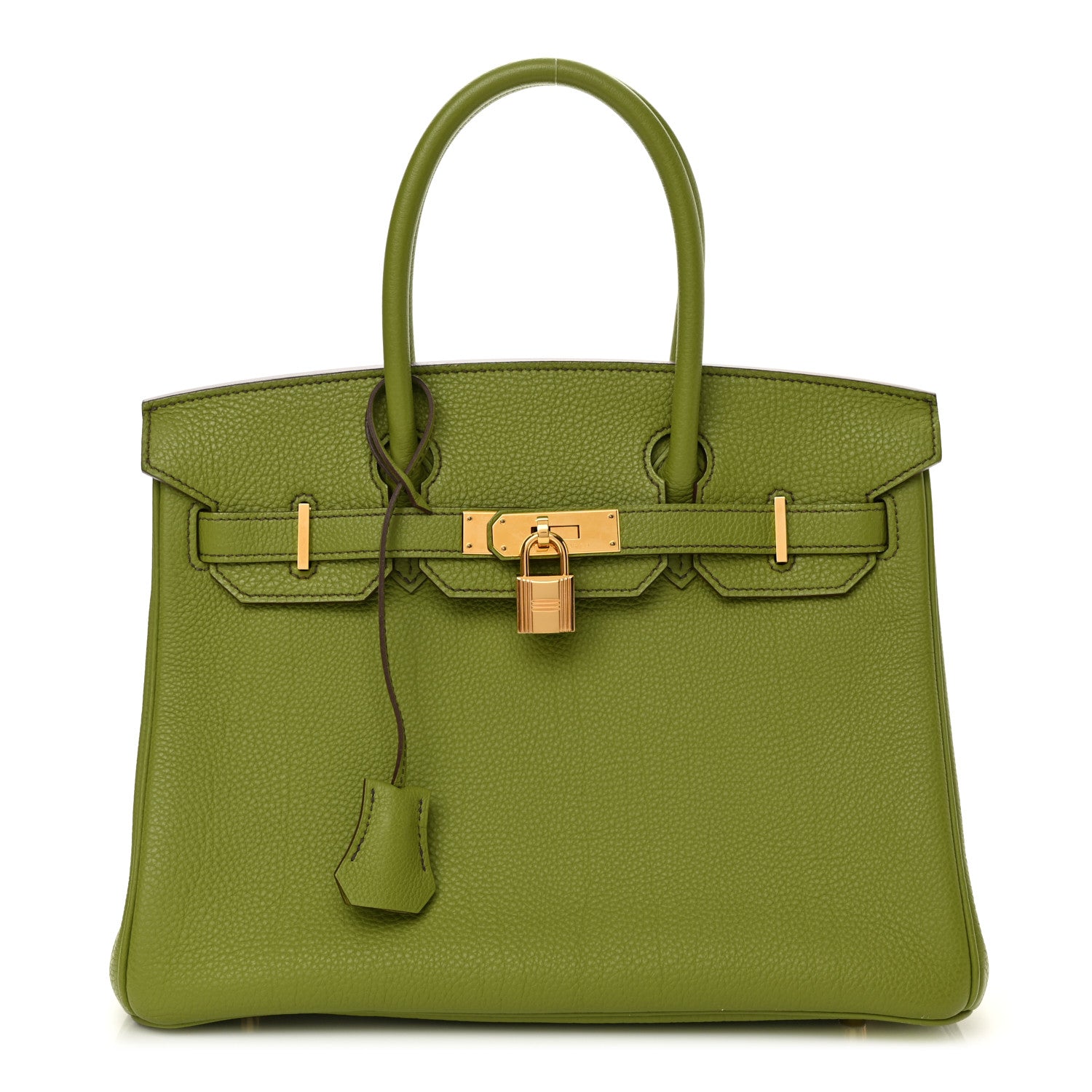 Hermes Togo Birkin 30 Vert Anis 1 of 14