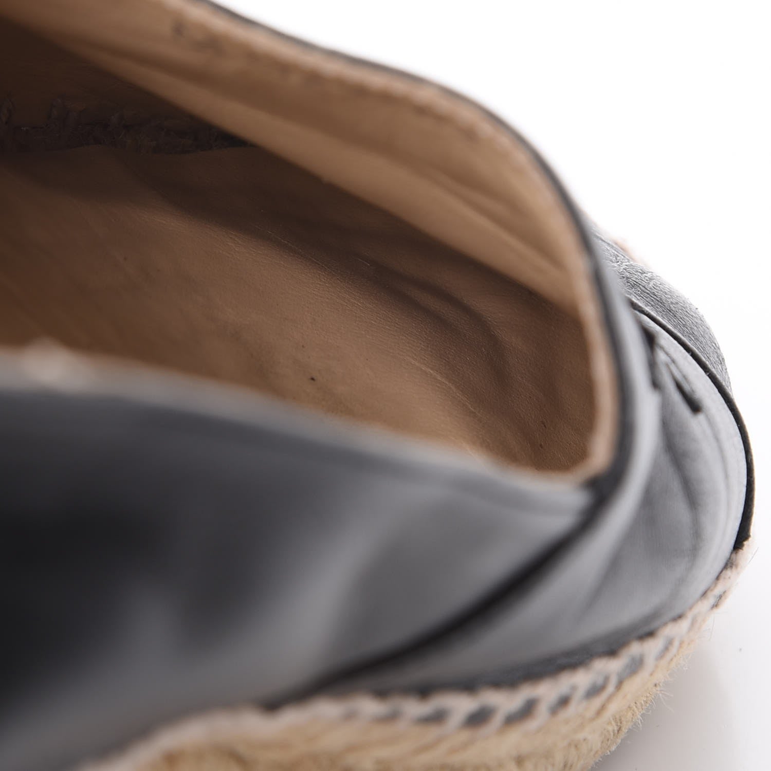 Chanel Lambskin CC Espadrilles 39 Black 24 of 25