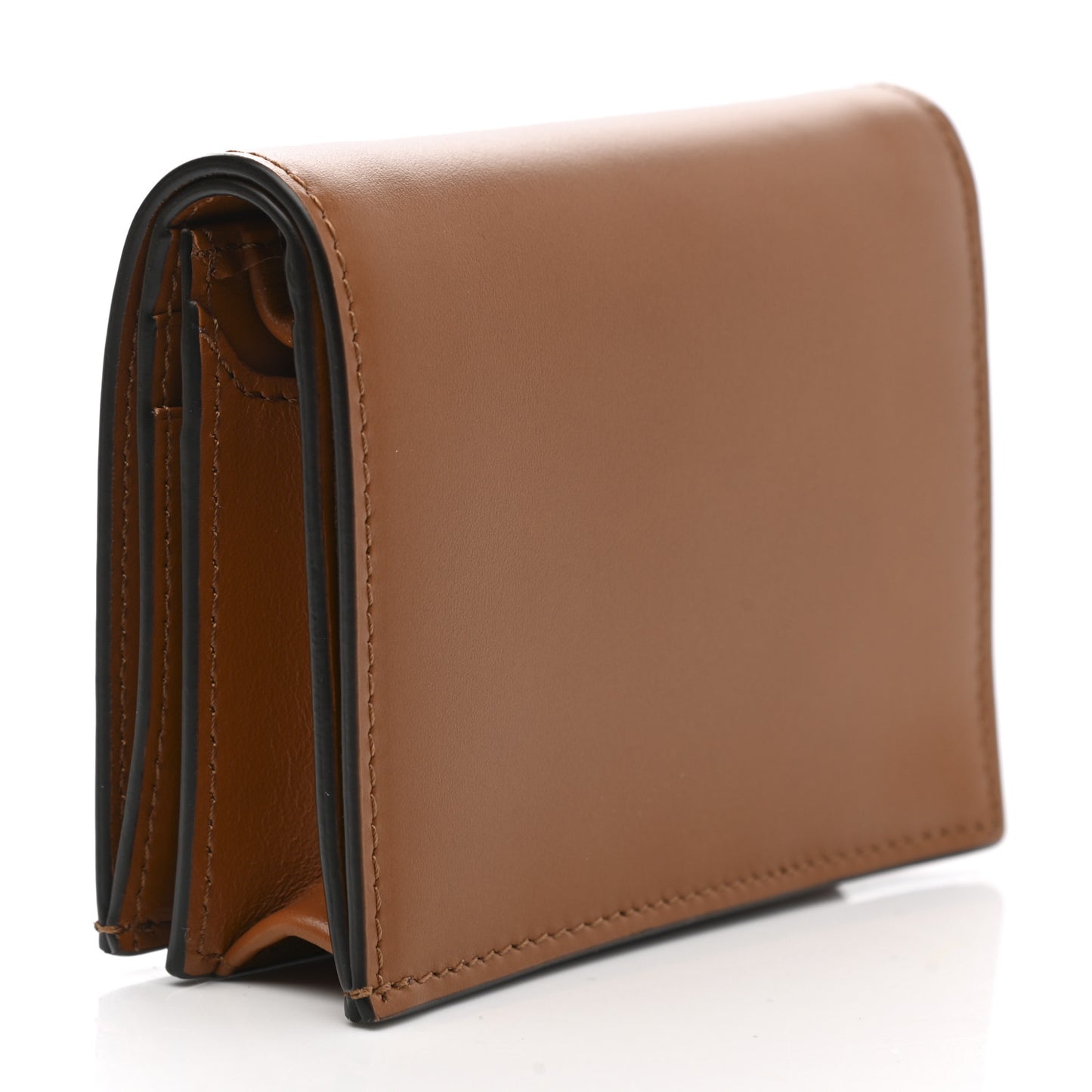 Vitello King Tamponato Logo Embossed Wallet Cuoio