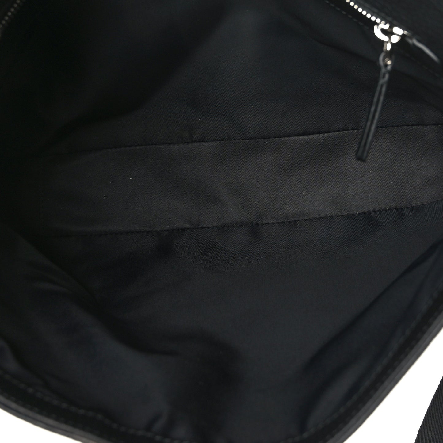 Calfskin Logo Messenger Black