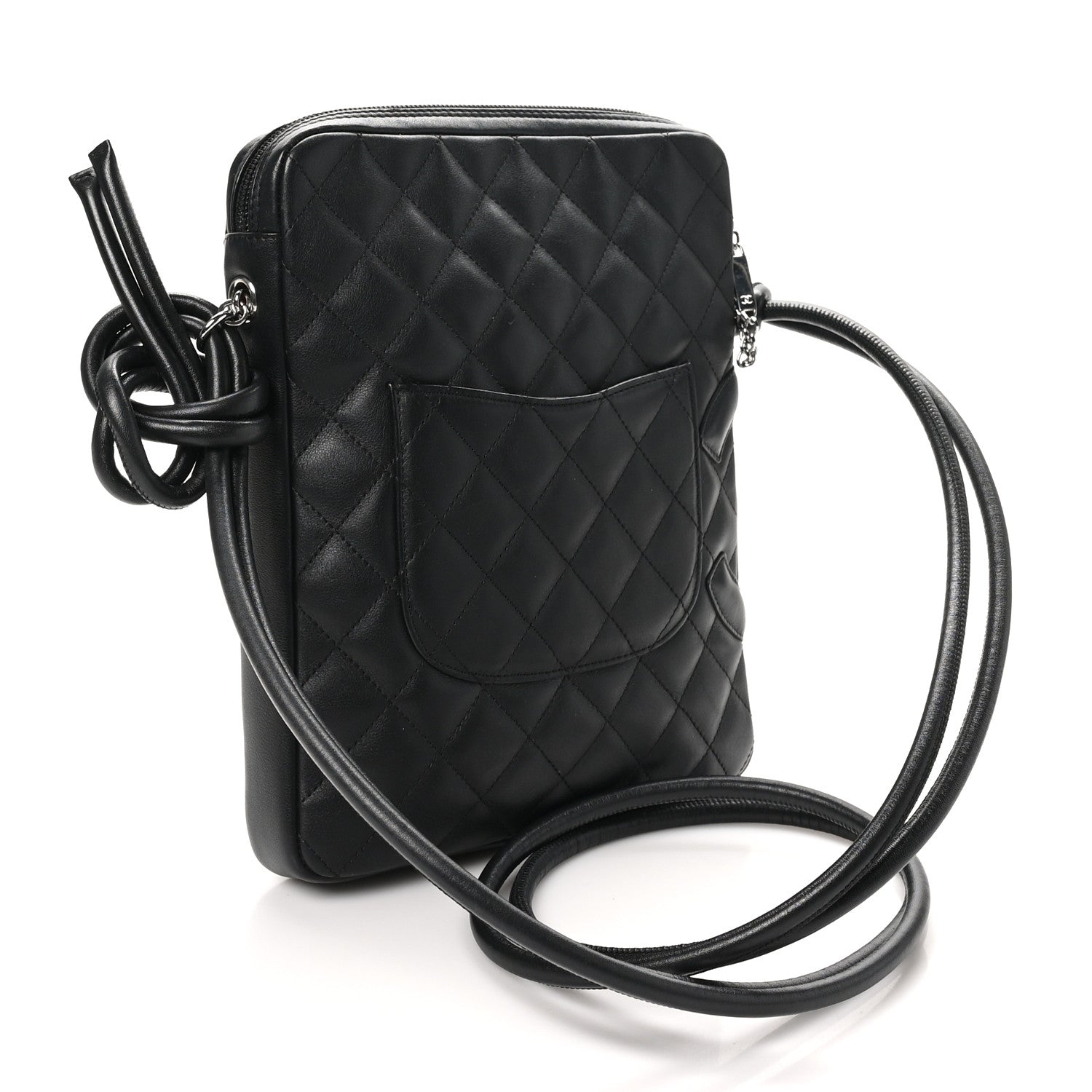 Chanel Calfskin Quilted Medium Cambon Messenger Black 2 of 9