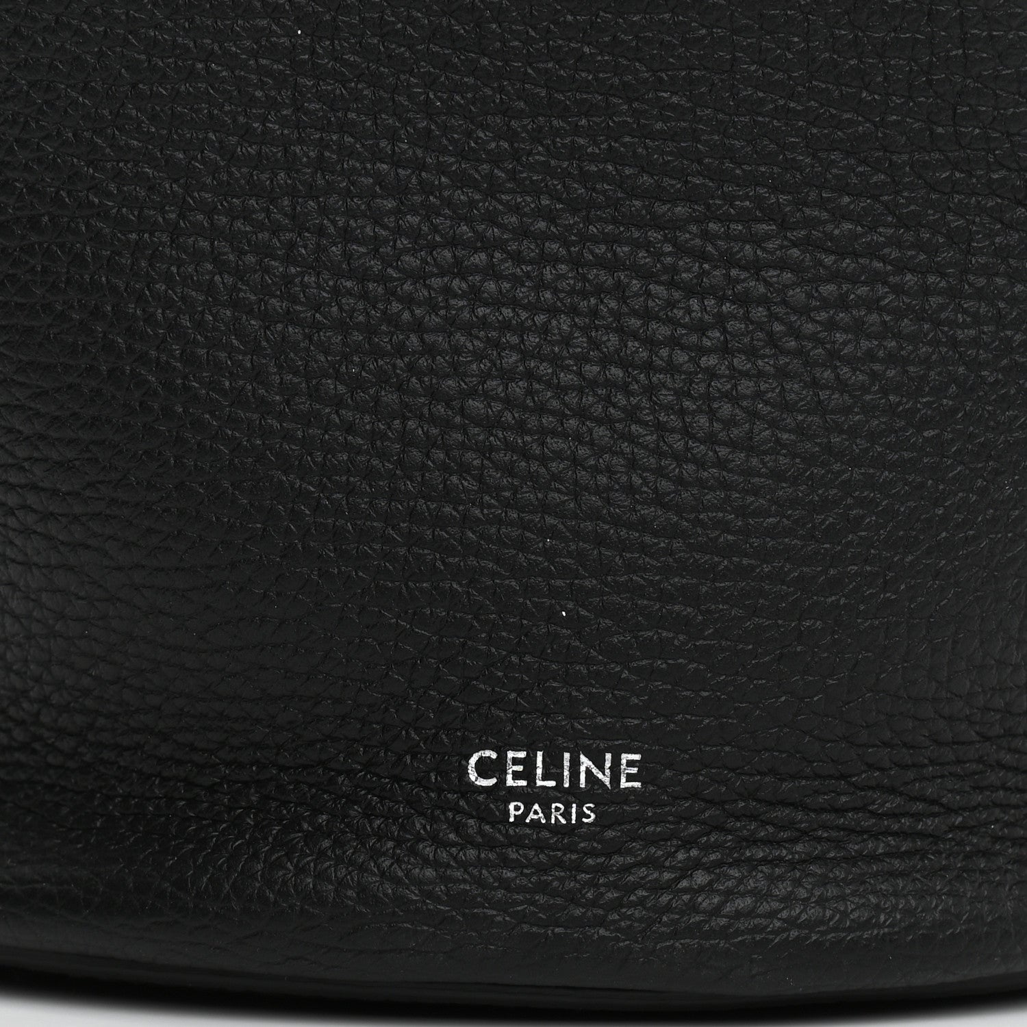 Celine Grained Calfskin Nano Big Bag Bucket Black 6 of 8