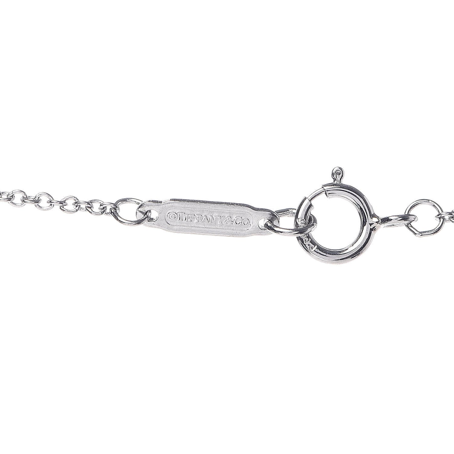 18K Yellow Gold Platinum Diamond Schlumberger Sixteen Stone Circle Pendant Necklace