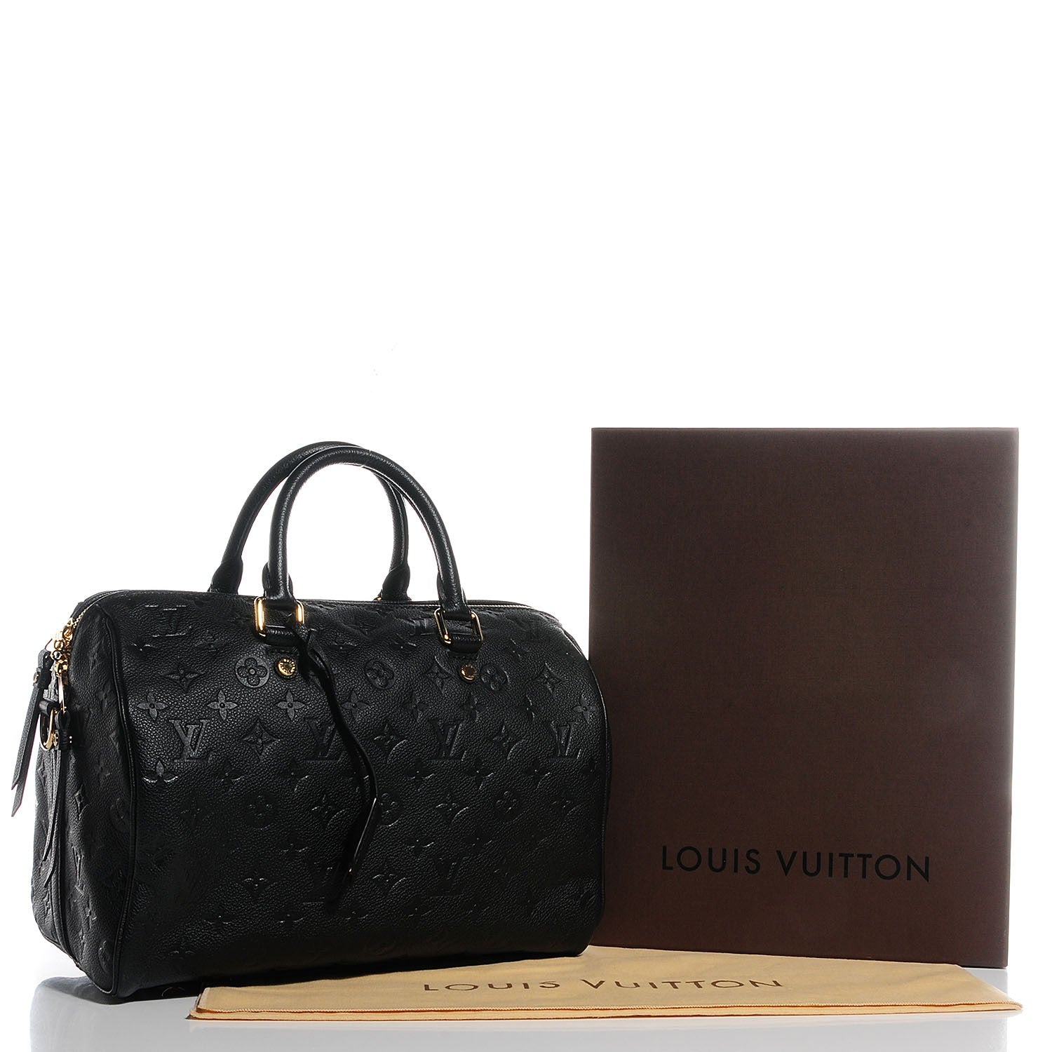 Louis Vuitton Empreinte Speedy Bandouliere 30 Black 5 of 8