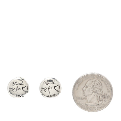 Gucci Sterling Silver Blind for Love Earrings 2 of 4