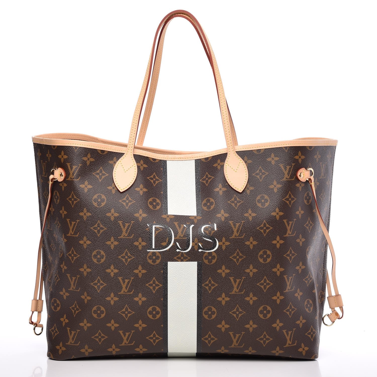 Louis Vuitton Monogram My LV Heritage Neverfull GM White Black 3 of 10
