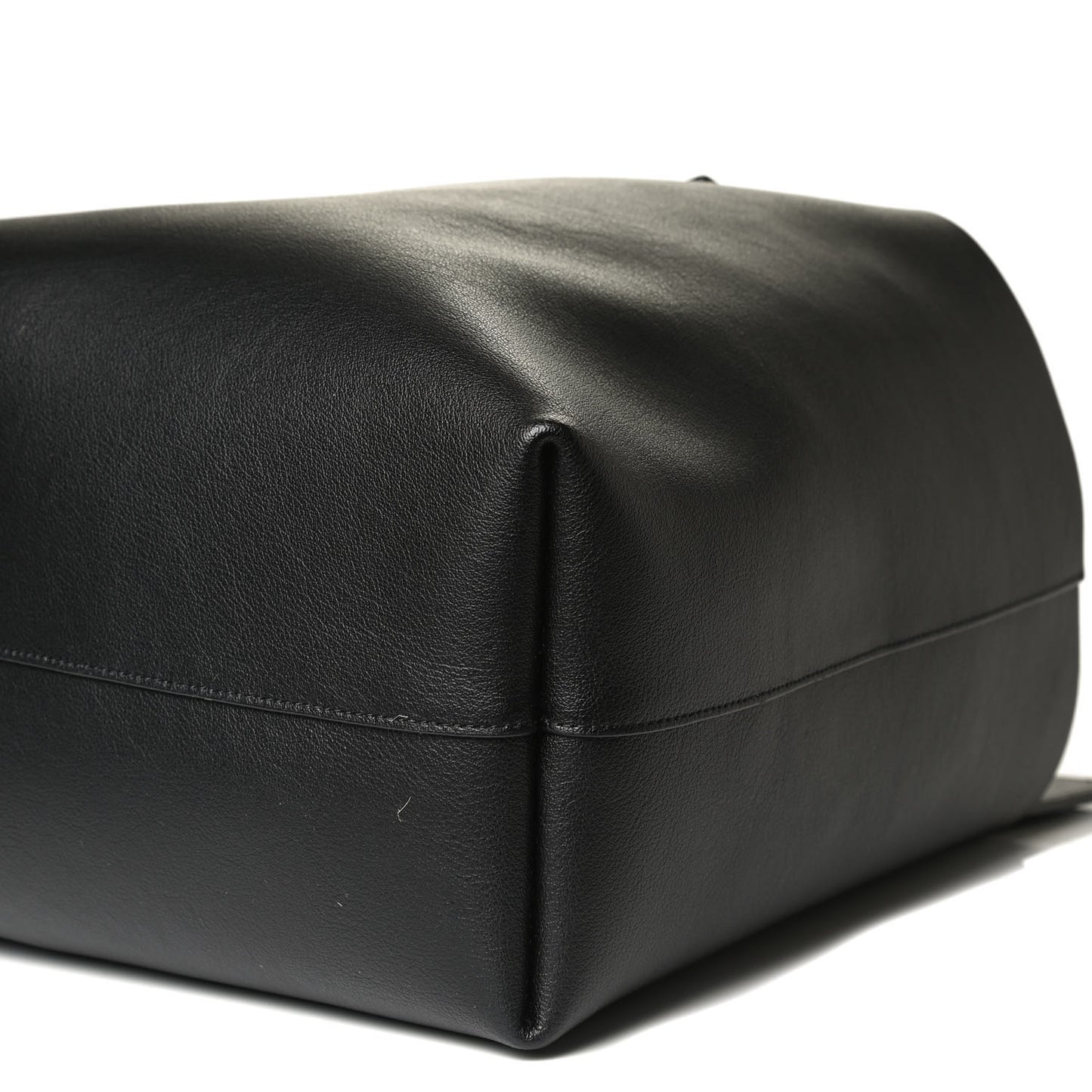 Calfskin Large Shopping Tote Black