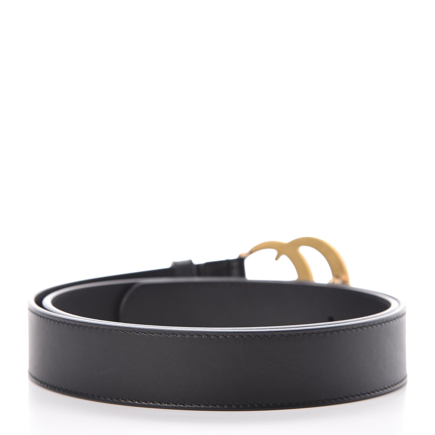 Gucci Calfskin Double G 30mm Belt 85 34 Black 3 of 6