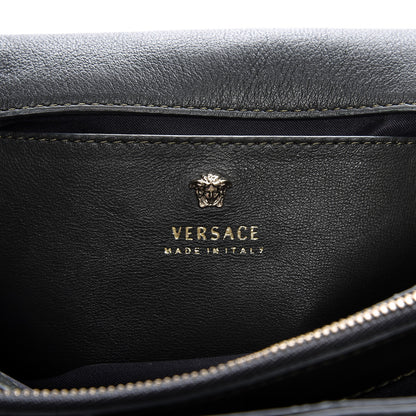 Versace Nappa Embroidered Baroque Palazzo Sultan Shoulder Bag Green 6 of 7