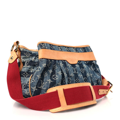 Louis Vuitton Denim Raye Porte Epaule MM 3 of 8