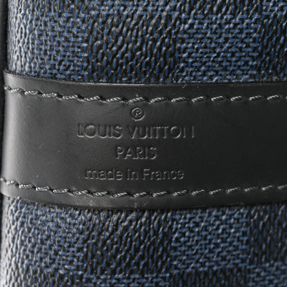 Louis Vuitton Damier Cobalt Jungle Keepall Bandouliere 55 6 of 11