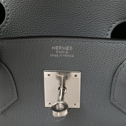 Hermes Togo Birkin 30 Gris Mouette 6 of 11