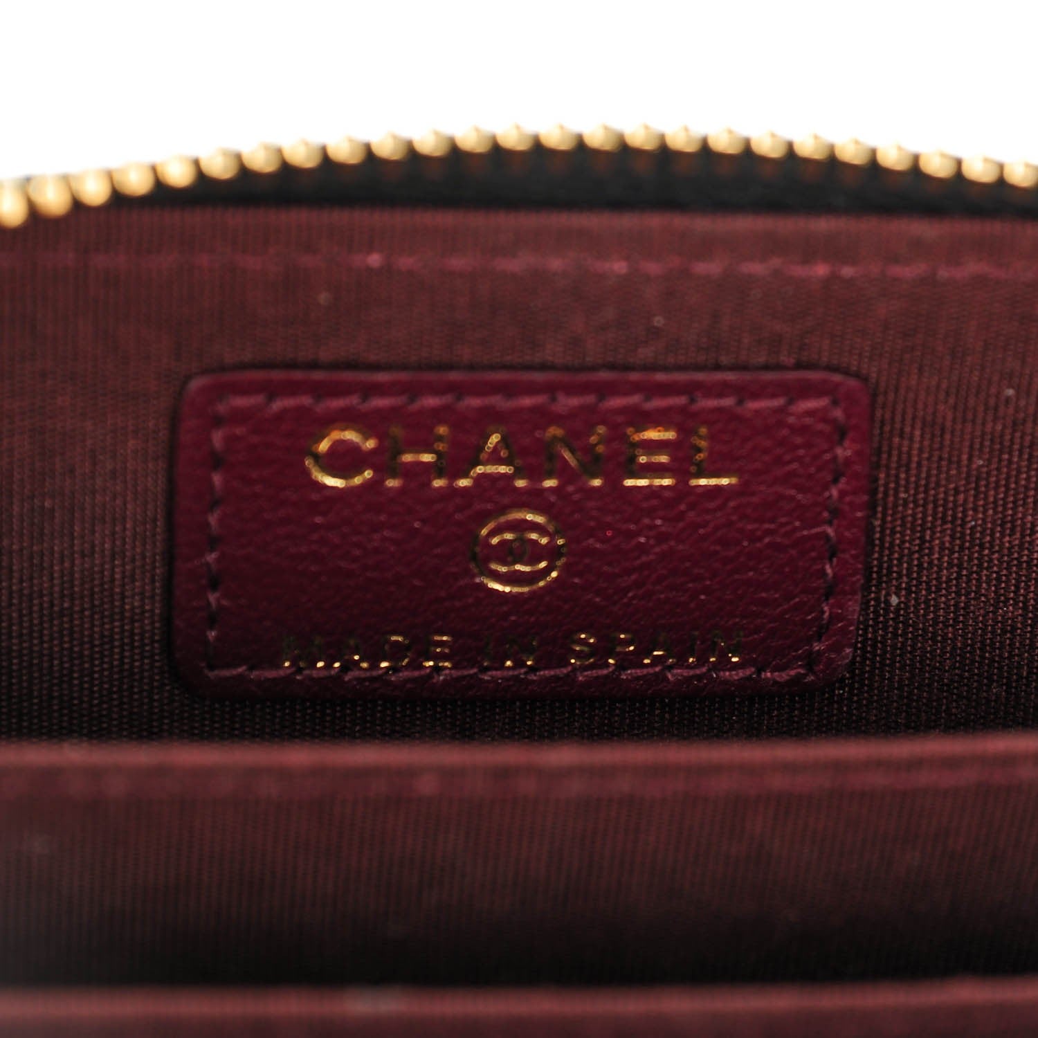 Chanel Sheepskin Quilted Mademoiselle Vintage Zip Coin Purse Black 6 of 7