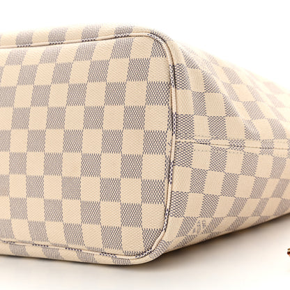 Louis Vuitton Damier Azur Neo Neverfull MM Rose Ballerine 9 of 14
