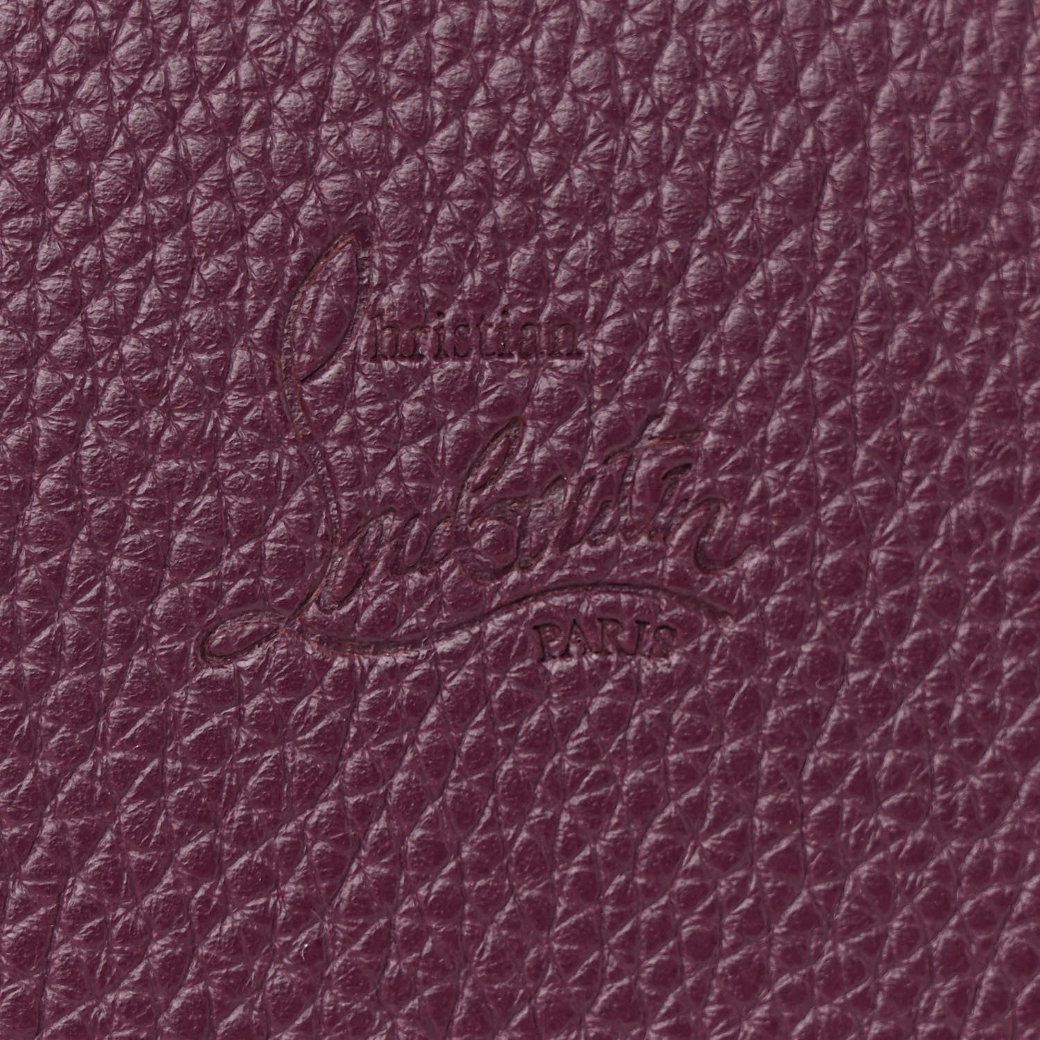 Christian Louboutin Calfskin Spikes Loubinthesky Paloma Clutch Merlot 5 of 10