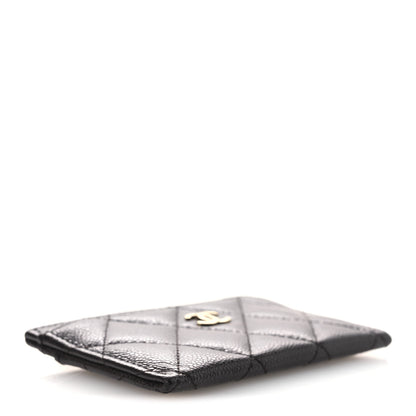 Chanel Caviar Quilted Card Holder Dark Brown 4 of 9