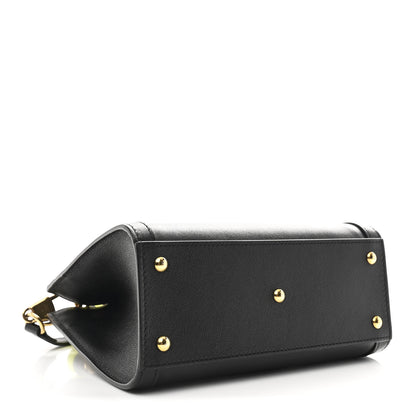 Gucci Wonka Grain Calfskin Mini Diana Tote Bag Black Yellow Fluo 4 of 10