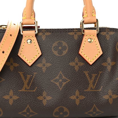 Louis Vuitton Monogram Nano Speedy Bandouliere 8 of 11
