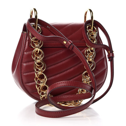 Chloe Calfskin Quilted Mini Drew Bijou Shoulder Bag Plum Purple 2 of 7