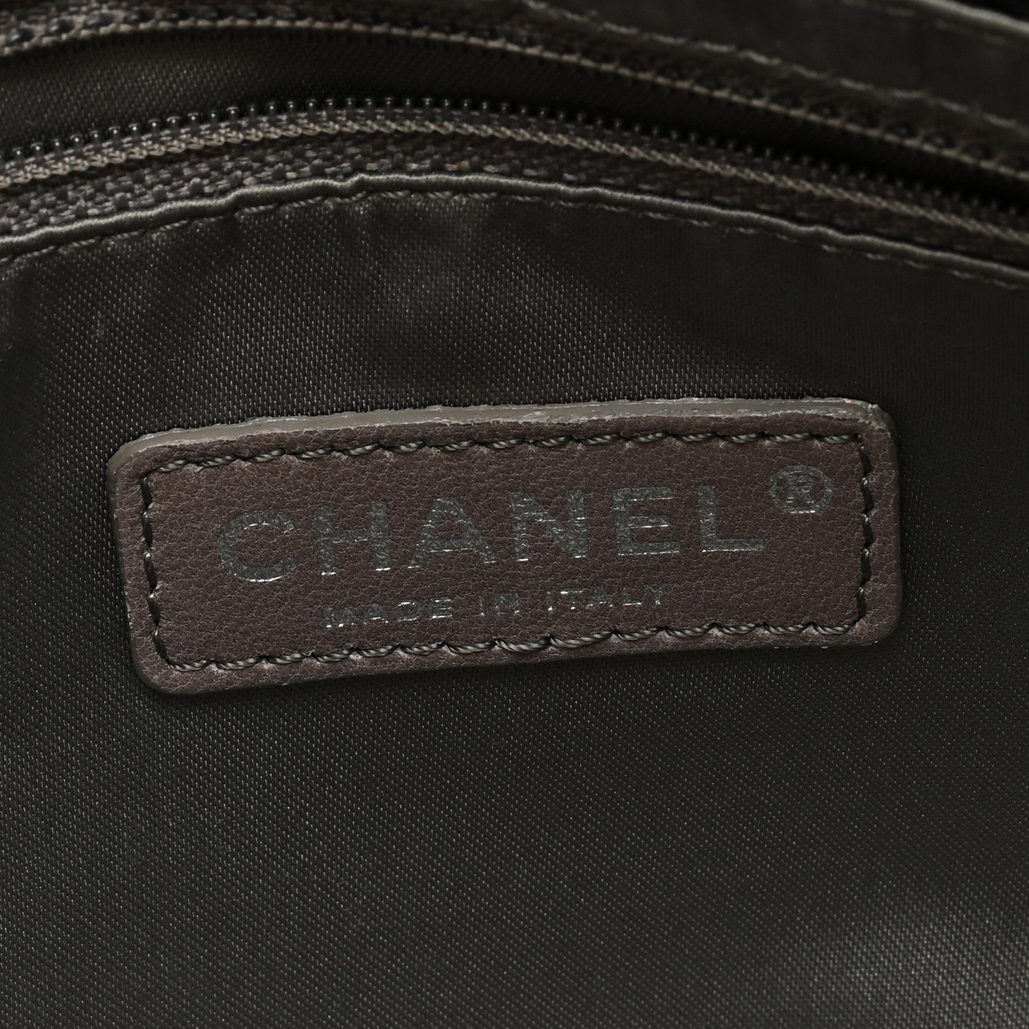Chanel Metallic Crackled Calfskin Large Perforated Drill Flap Black 6 of 10