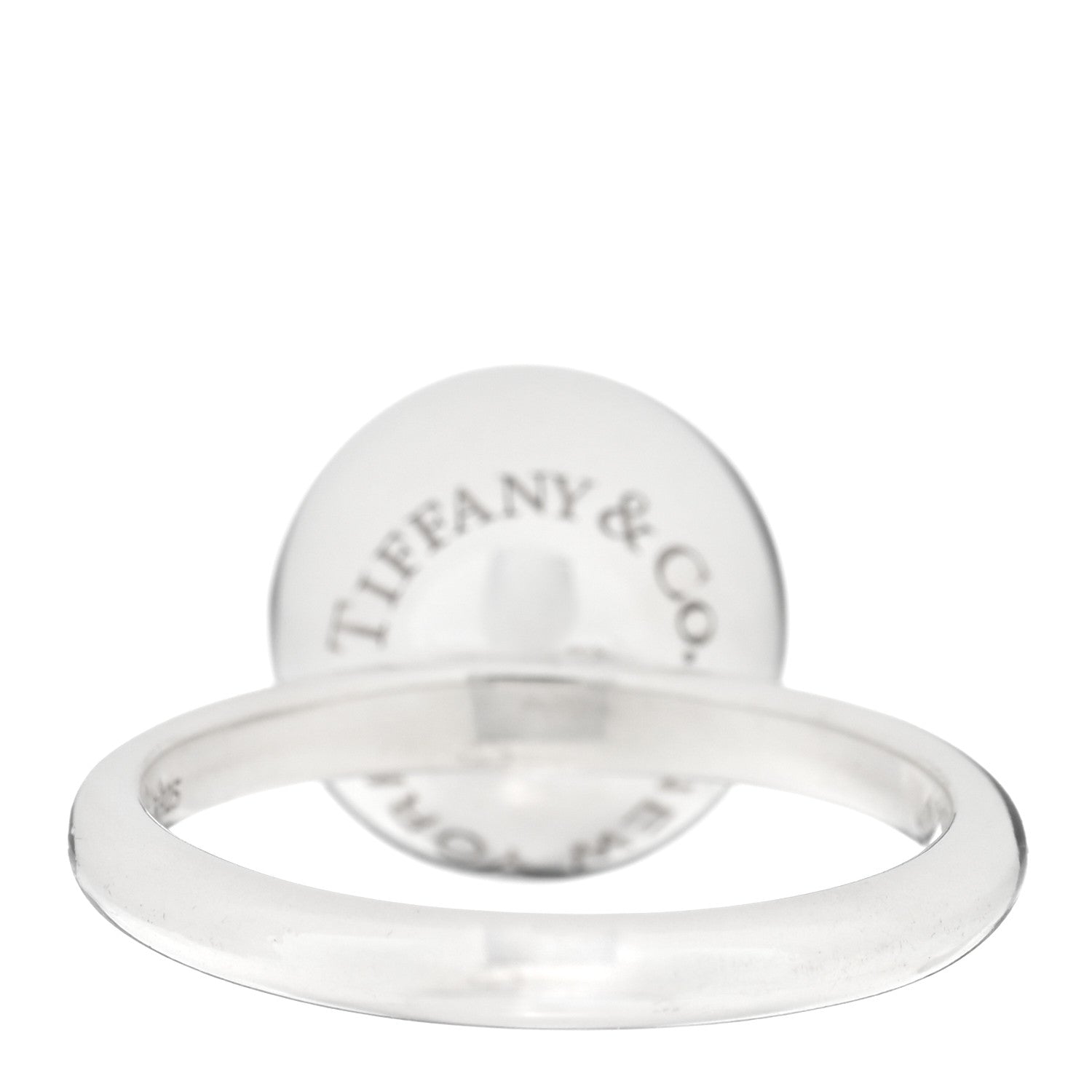 Tiffany Sterling Silver 12mm Hardwear Ball Ring 53 6.5 1 of 4