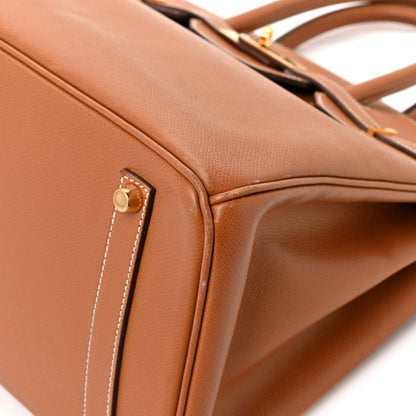 Hermes Courchevel Birkin 35 Gold 9 of 21