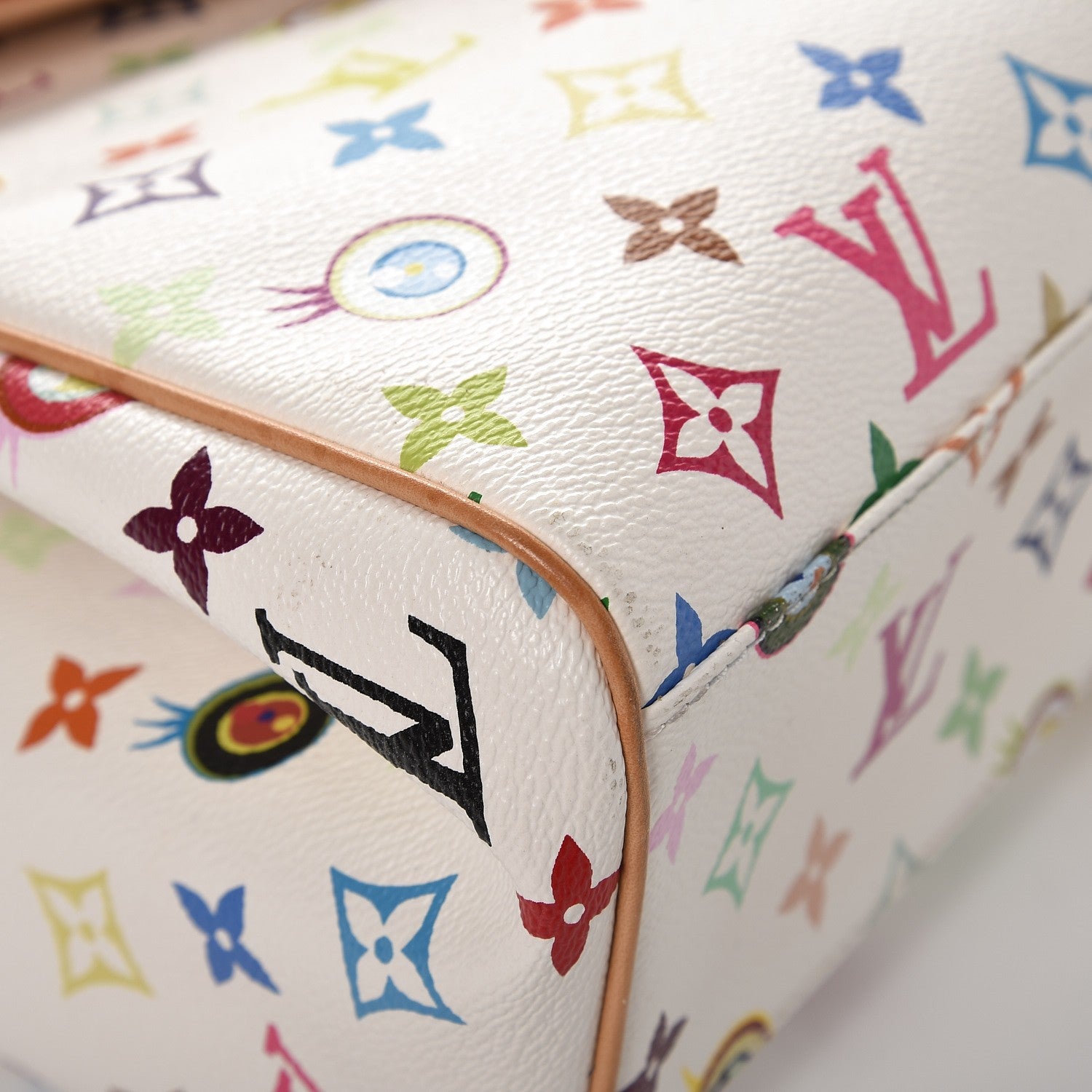 Louis Vuitton Monogram Multicolor Murakami Eye Love You White 8 of 18