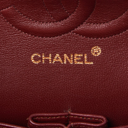Chanel Lambskin Quilted Medium Double Flap Black 8 of 9