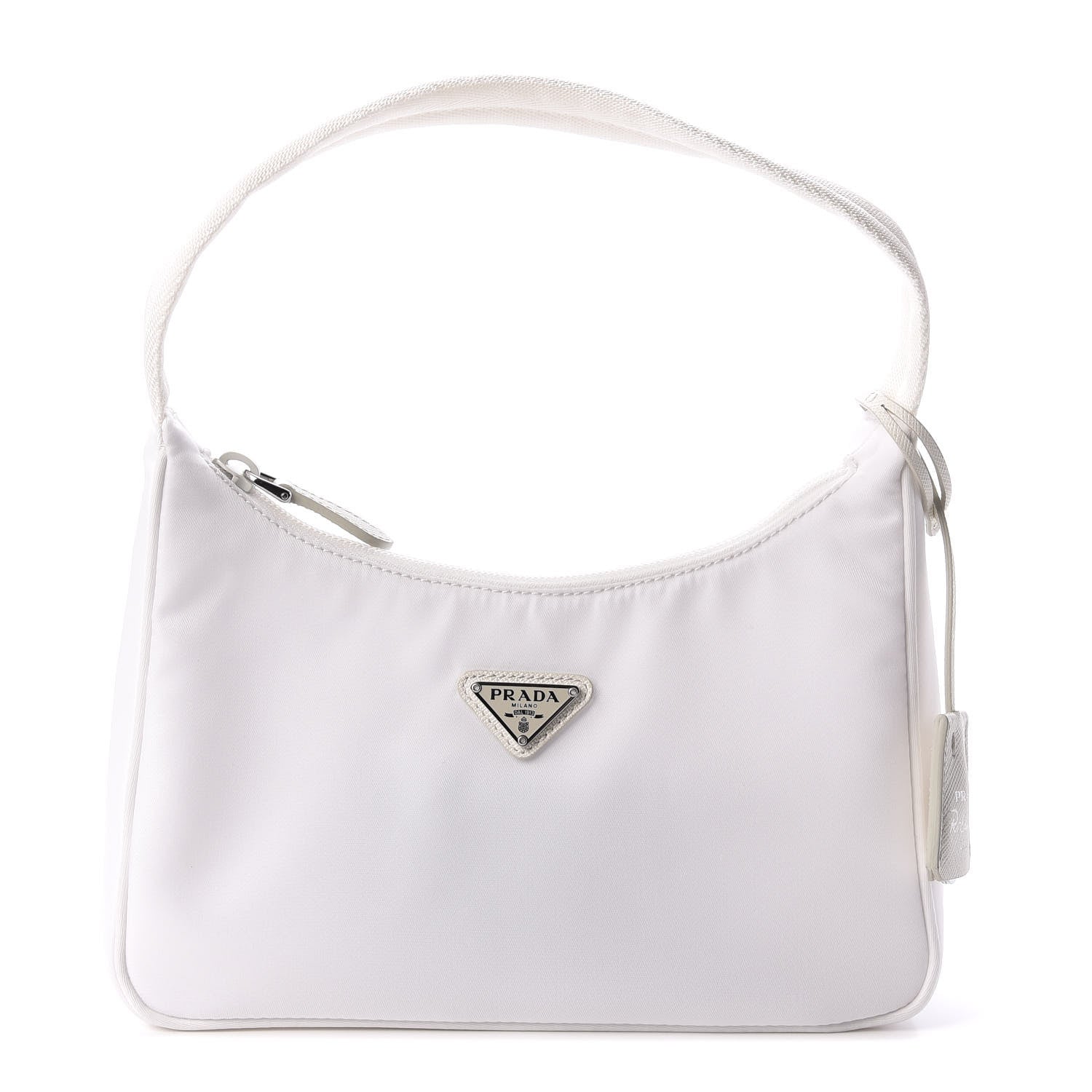 Prada Tessuto Nylon Mini Re-Edition 2000 Bag White 1 of 9