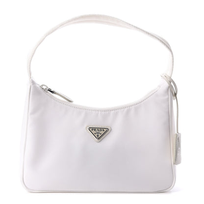 Prada Tessuto Nylon Mini Re-Edition 2000 Bag White 1 of 9
