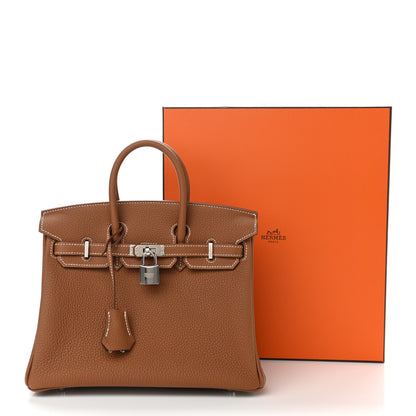 Hermes Togo Birkin 25 Gold 11 of 11
