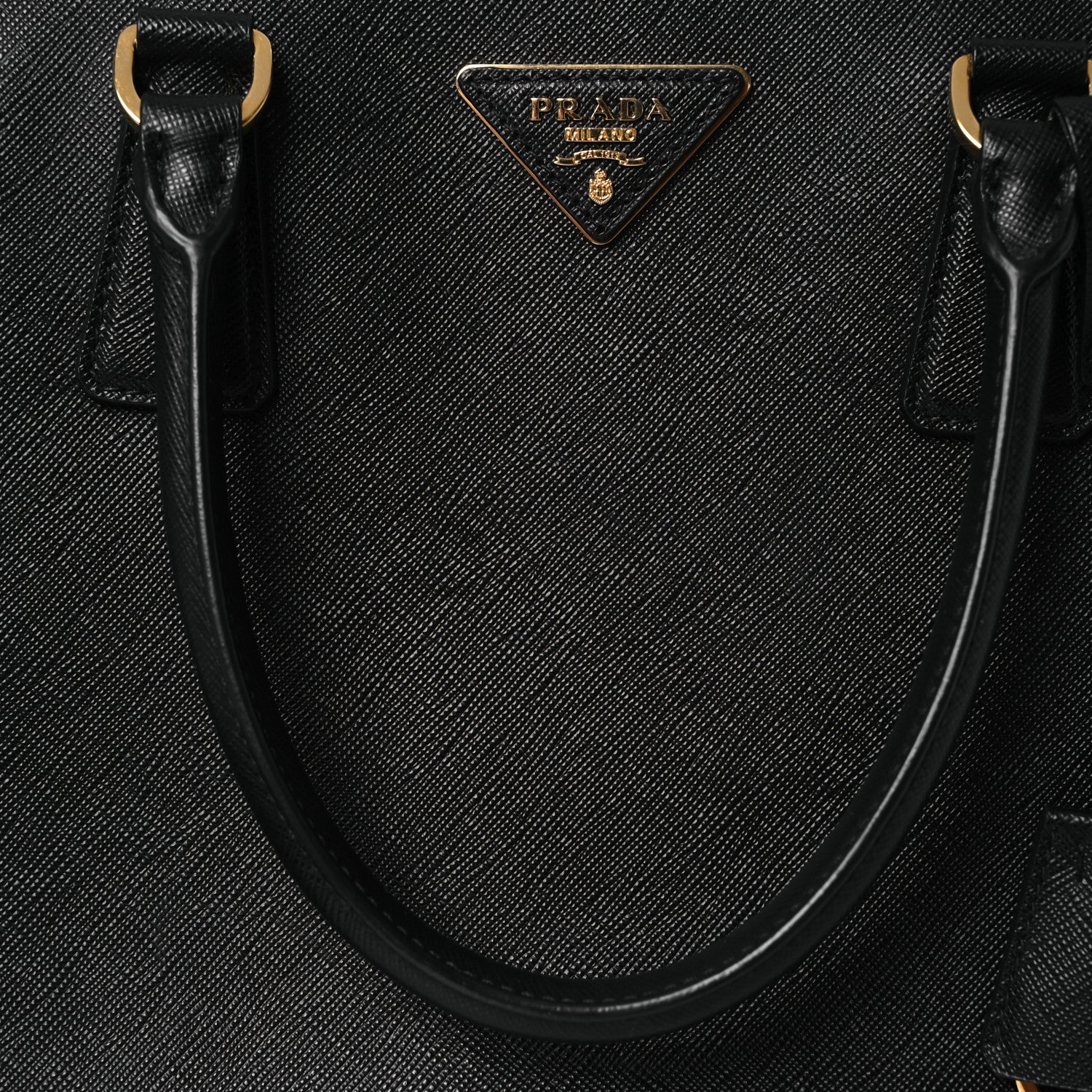 Prada Saffiano Lux Large Galleria Double Zip Tote Black 11 of 15