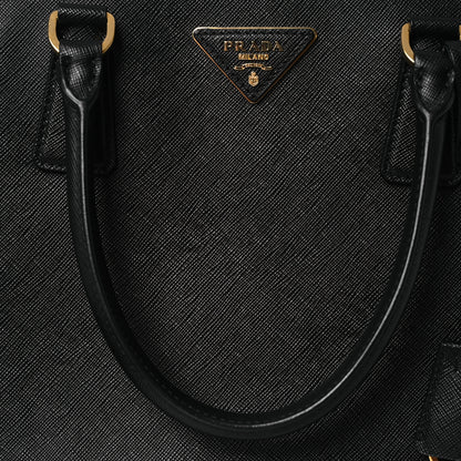 Prada Saffiano Lux Large Galleria Double Zip Tote Black 11 of 15