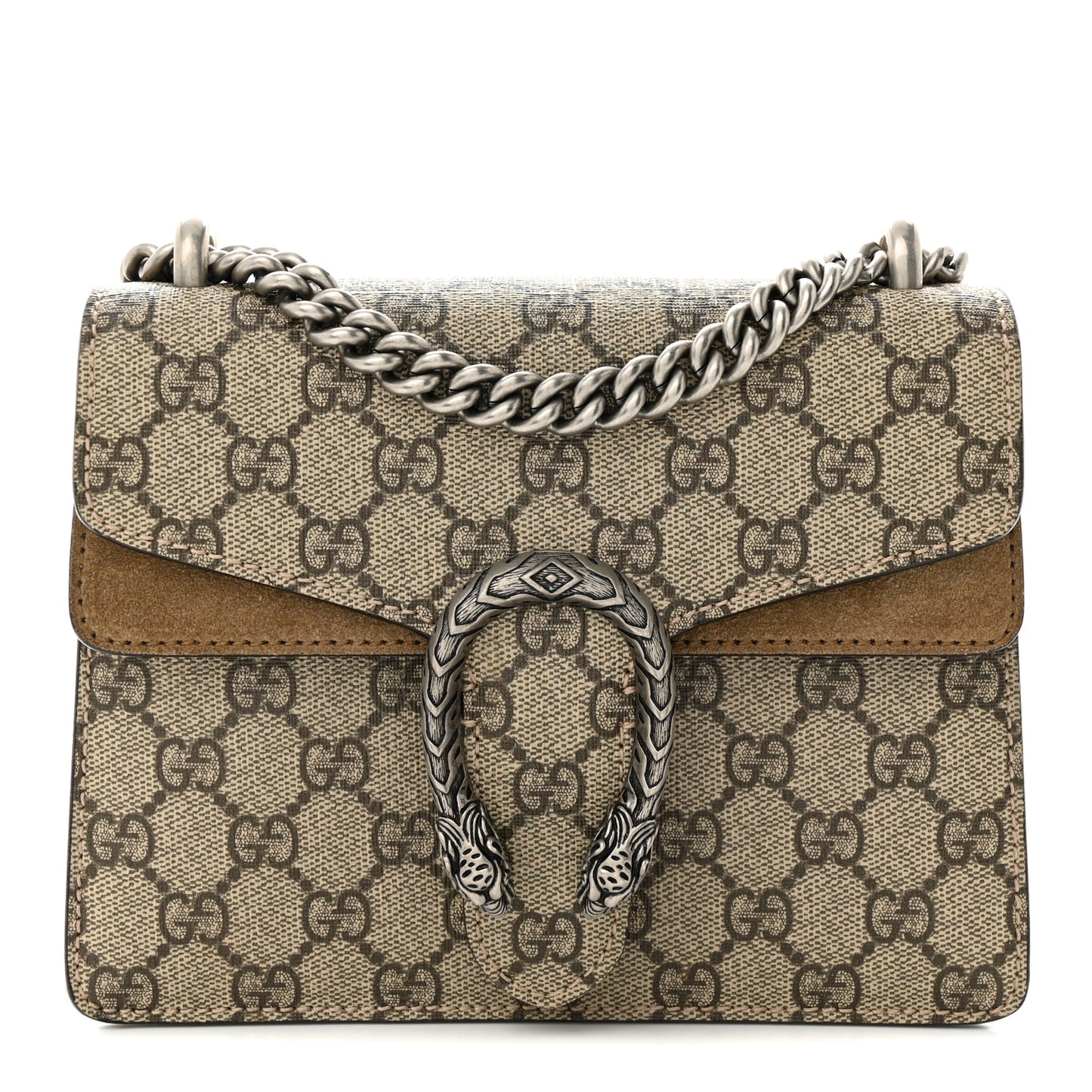 GG Supreme Monogram Mini Dionysus Shoulder Bag Taupe