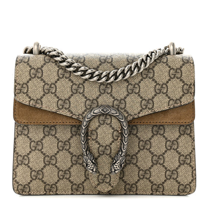 Gucci GG Supreme Monogram Mini Dionysus Shoulder Bag Taupe 1 of 11