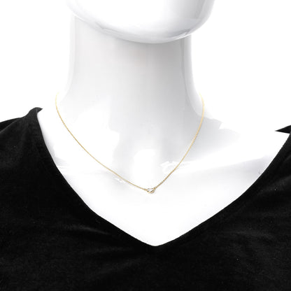 Tiffany 18K Yellow Gold Diamond .29ct Elsa Peretti Diamonds by the Yard Pendant Necklace 2 of 7