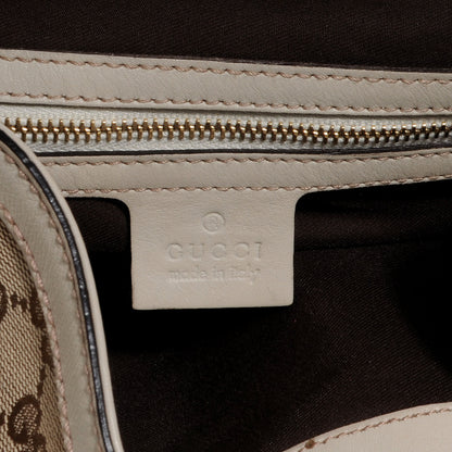 Gucci Monogram Medium Indy Top Handle Bag Off White 6 of 7