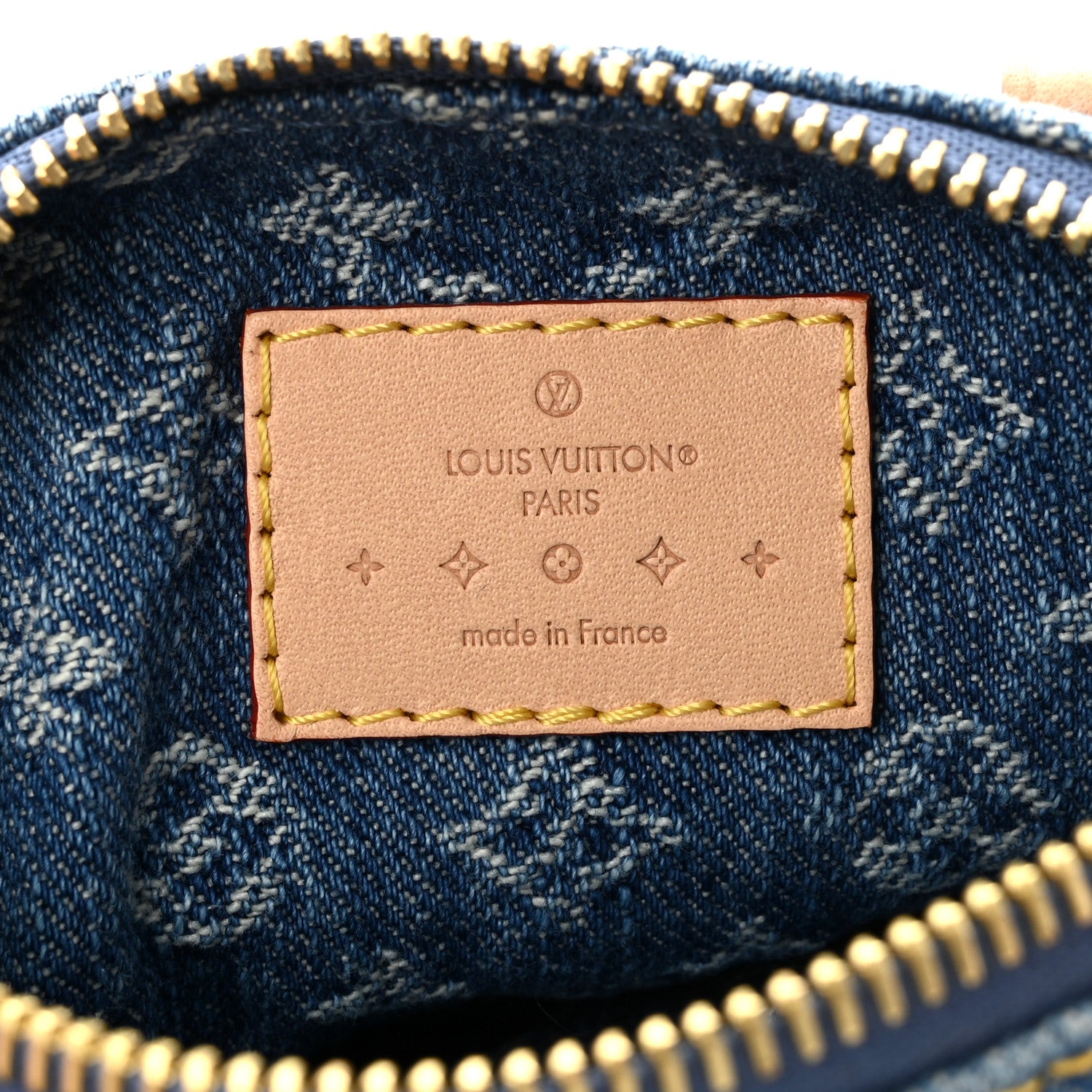 Louis Vuitton Monogram Denim Nano Speedy Blue 6 of 9