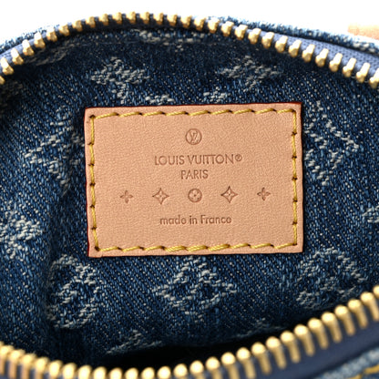 Louis Vuitton Monogram Denim Nano Speedy Blue 6 of 9