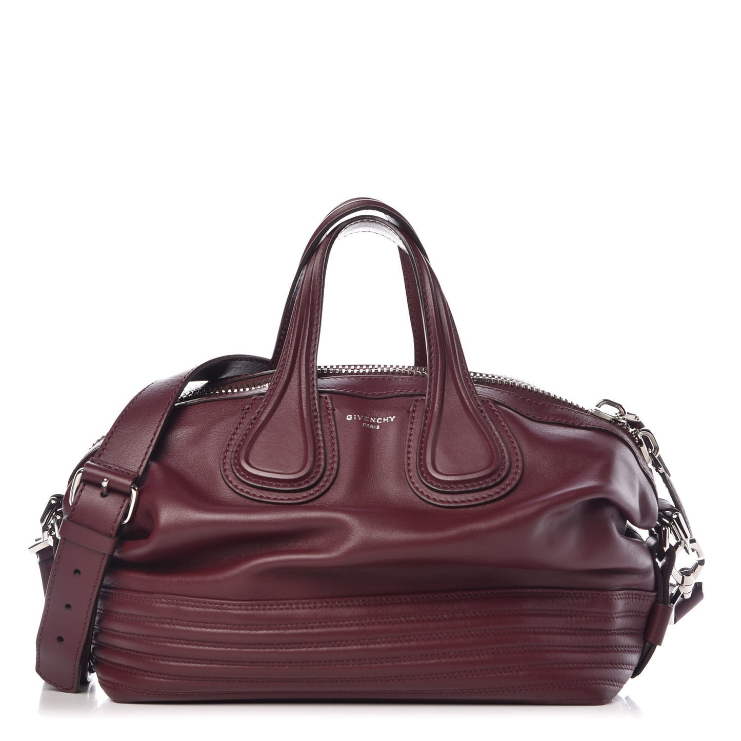 Calfskin Small Biker Nightingale Oxblood