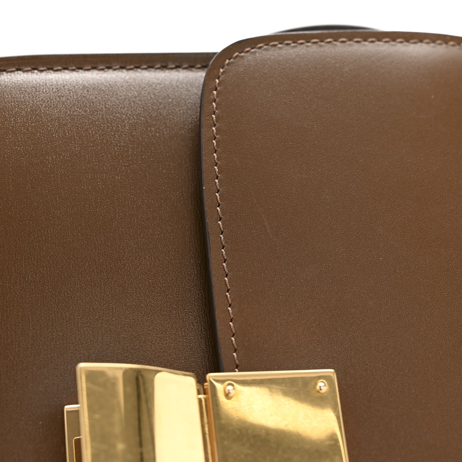 Celine Smooth Calfskin Small Classic Box Flap Bag Camel 14 of 14