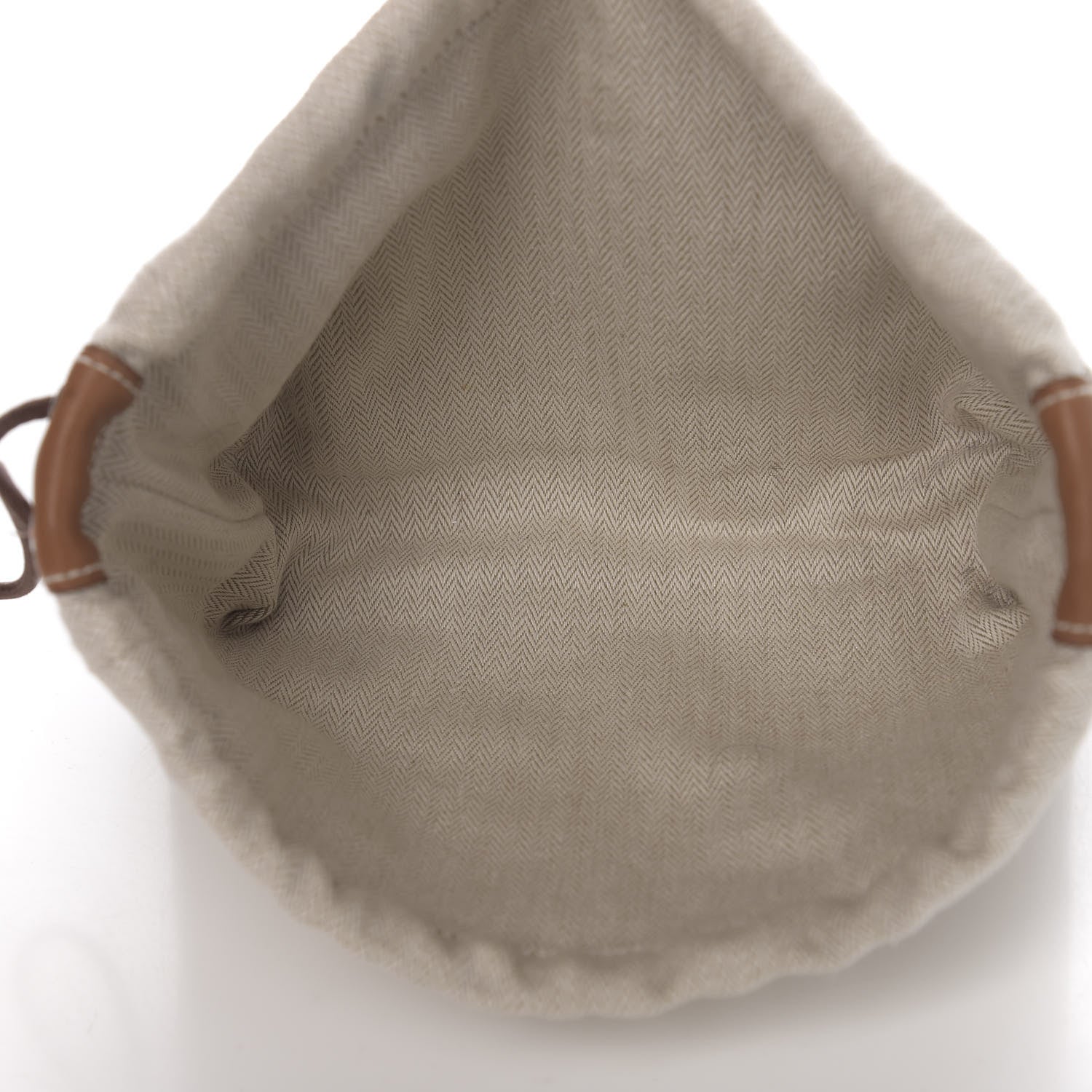 Hermes Canvas Barenia Fourbi 20 PM Pouch Naturel Fauve 4 of 11